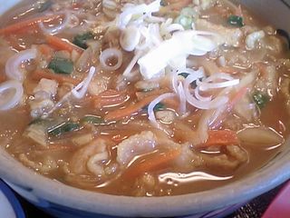 長寿庵:スタミナカレーそば