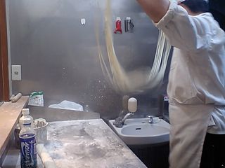 蘭州拉麺 麺打ち