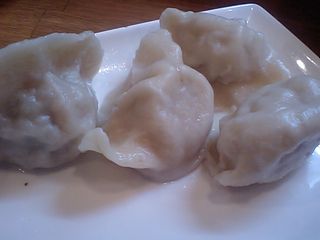 蘭州拉麺:水餃子